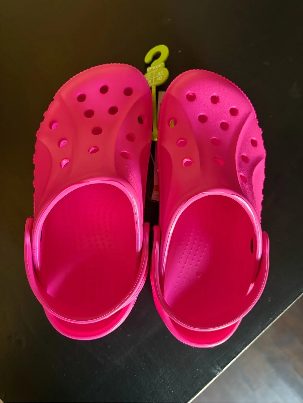 CROCS Kids Clog Sandals in Bright Pink